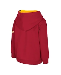 Colosseum Toddler Cardinal Iowa State Cyclones Big Logo Volume Fleece Pullover Hoodie