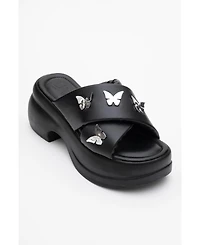 Prologue Shoes Force Butterfly-Buckle Platform Sandal (Women)