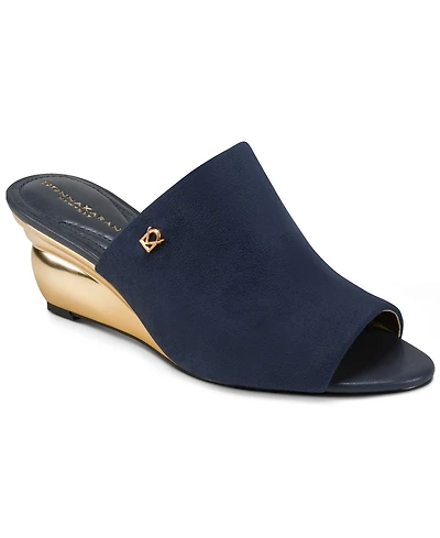 Donna Karan New York Women's Wedge Heel Mules