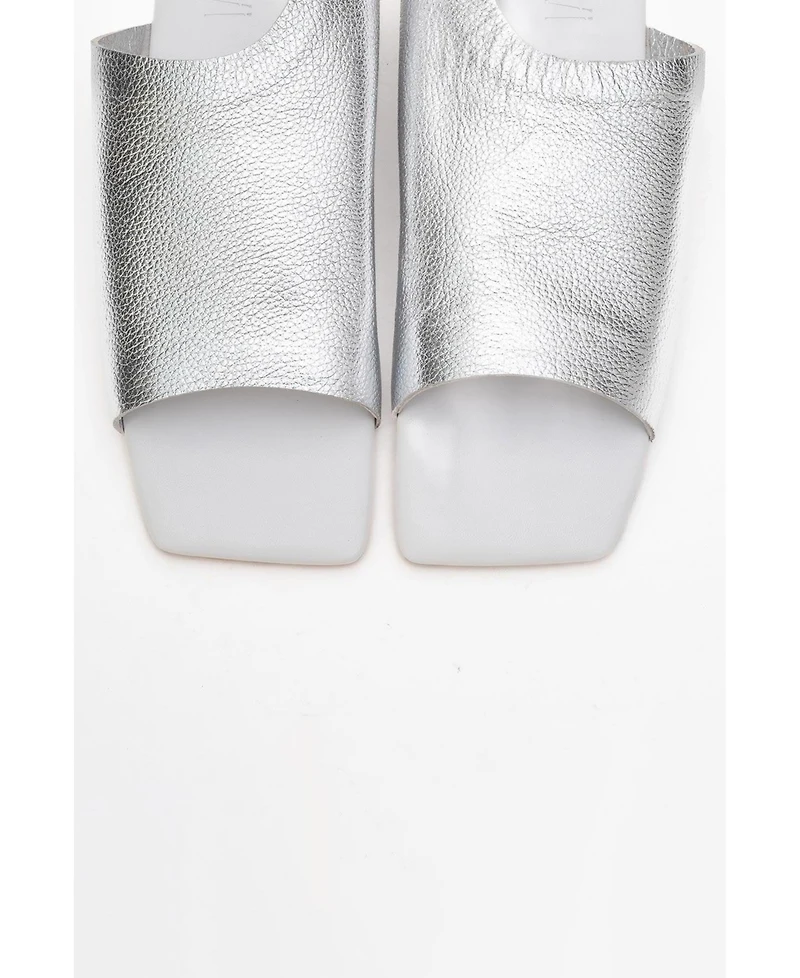 Forever & Always Shoes Orianna Leather Slide Sandal (Women)