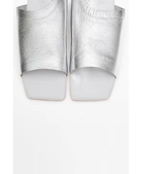 Forever & Always Shoes Orianna Leather Slide Sandal (Women)