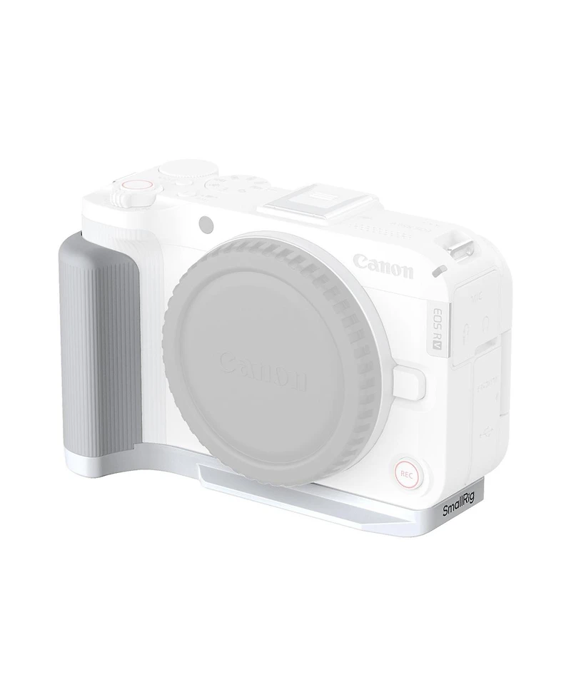 SmallRig L-Shape Mount Plate with Silicone Handle for Canon Eos R50 V Camera, White