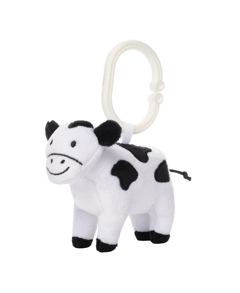 Lambs & Ivy Farm 3-Piece Infant/Baby Plush Toy Gift Set - Sheep, Cow, Chicken