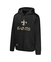 Outerstuff Men's Black New Orleans Saints Streak Fleece Pullover Hoodie