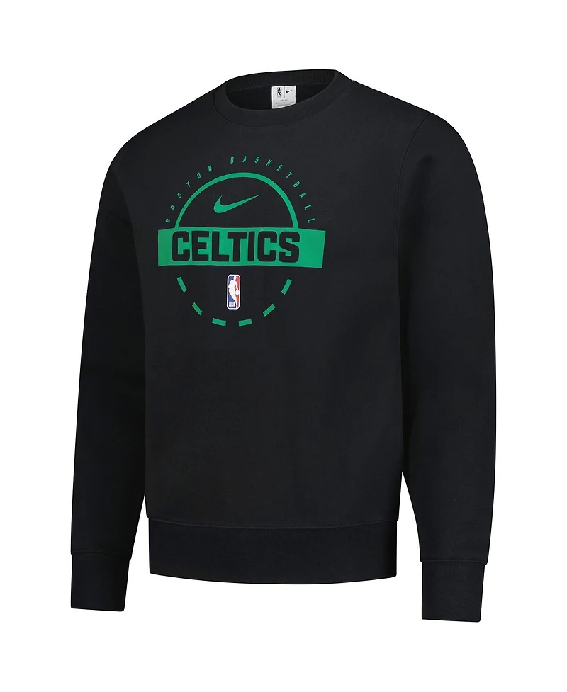 Nike Men's Black Boston Celtics 2025/26 Authentic Practice Club Sweatshirt