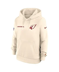 Nike Women's Natural Arizona Cardinals 2025 Rivalries Collection Standard Issue Sideline Dri-fit Hoodie