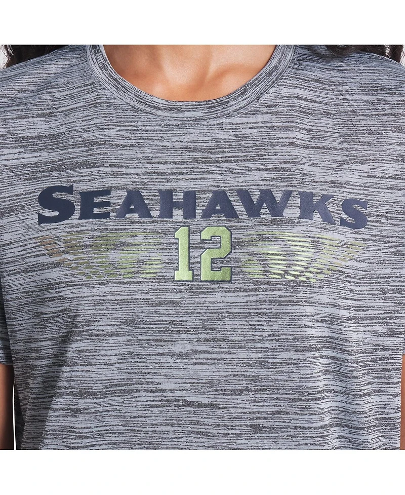 Nike Women's Wolf Gray Seattle Seahawks 2025 Rivalries Collection Sideline Velocity Dri-fit T-Shirt