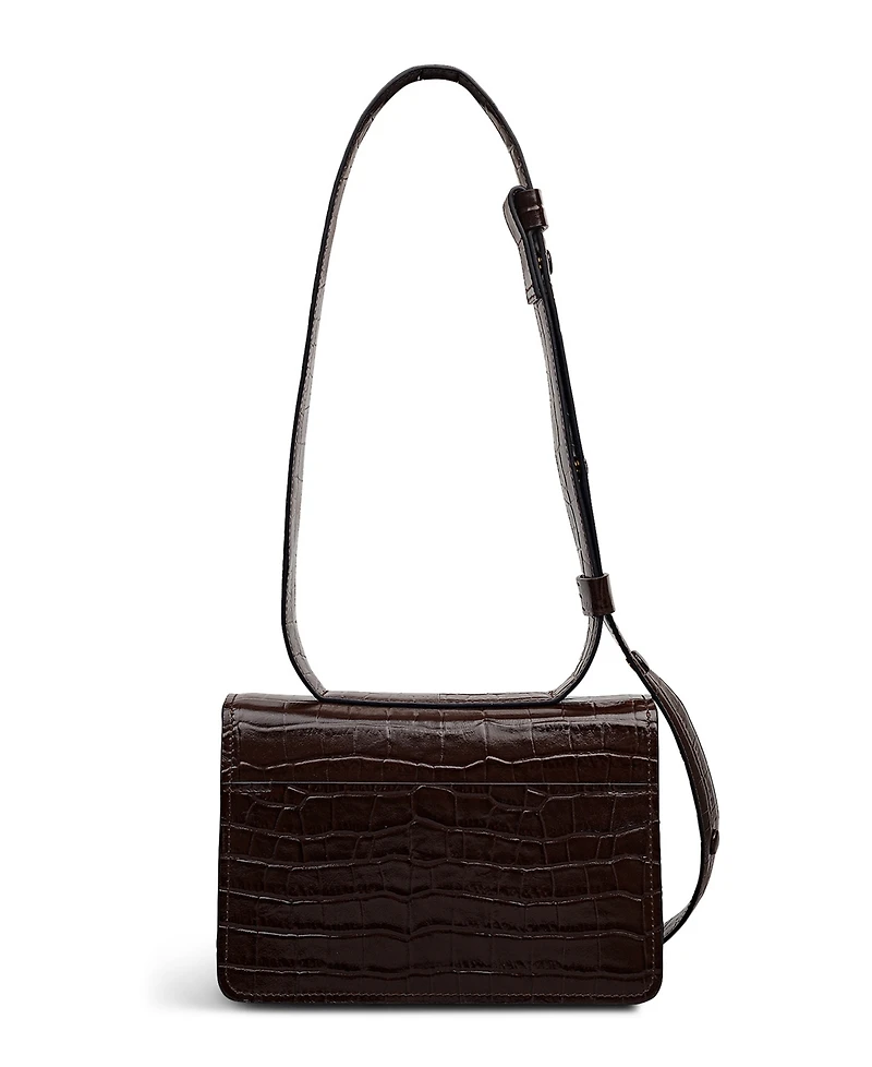 Radley London The Belsize Croc Small Flapover Shoulder Bag