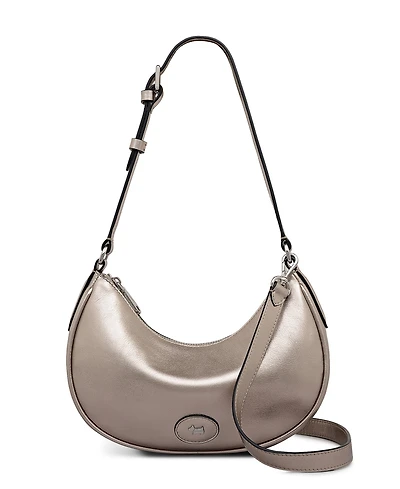 Radley London Heath Crescent Metallic Small Ziptop Shoulder Bag