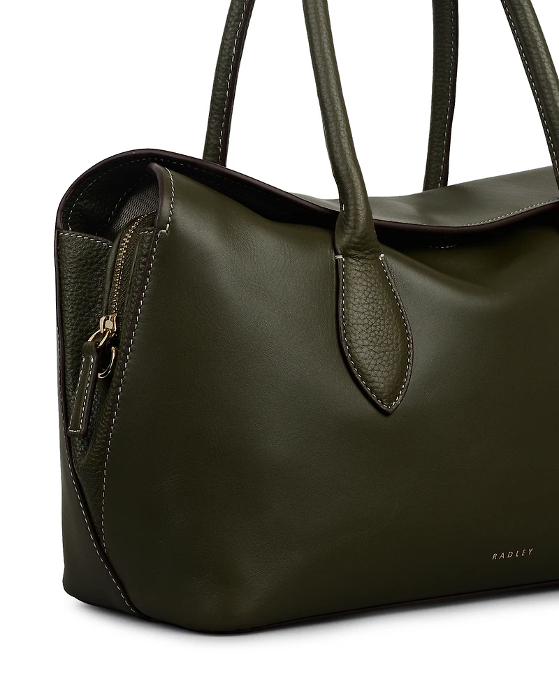 Radley London Liverpool Gardens Large Ziptop Grab Satchel Bag