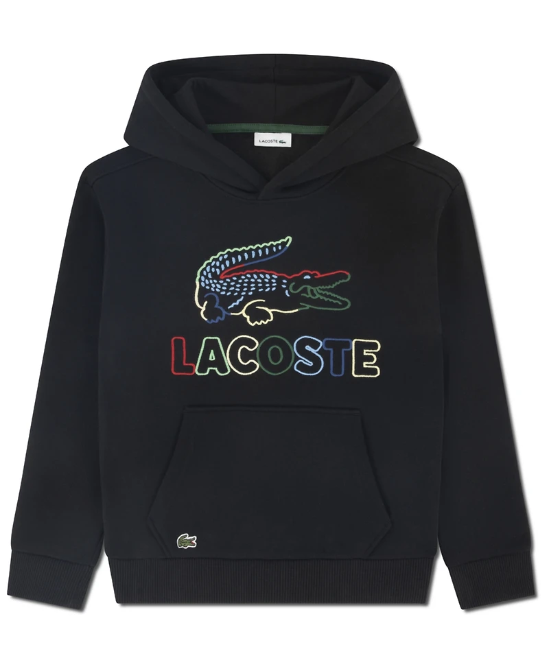 Lacoste Boys 8-20 Logo Embroidered Hoodie