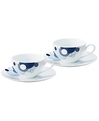 Noritake Frank Lloyd Wright Imperial Cabaret Cup and Saucer, Set of 2