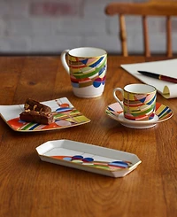 Noritake Frank Lloyd Wright March Balloons After Dinner Cup and Saucer, Set of 2