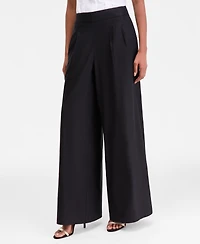 I.n.c. International Concepts Women's Linen Pull-On Wide-Leg Pants, Macy's Exclusive