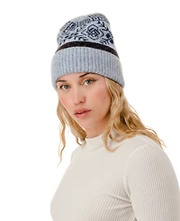 Marcus Adler Knit Fairisle Beanie Hat