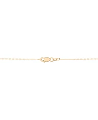 Wrapped in Love Diamond Round (0.71 ct. t.w.) and Baguette (0.29 ct. t.w.) Oval Pendant Necklace in 14K Yellow Gold