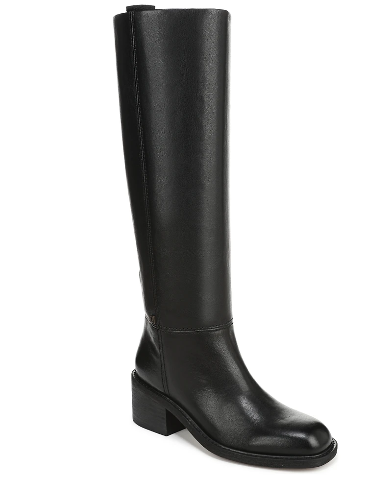 Franco Sarto Women's Niva Wide Calf Round Toe Zip Tall Boots