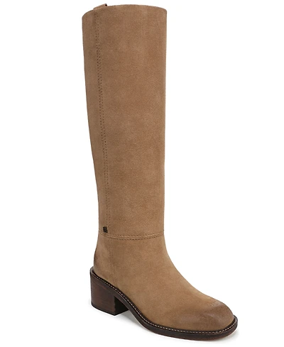 Franco Sarto Women's Niva Wide Calf Round Toe Zip Tall Boots