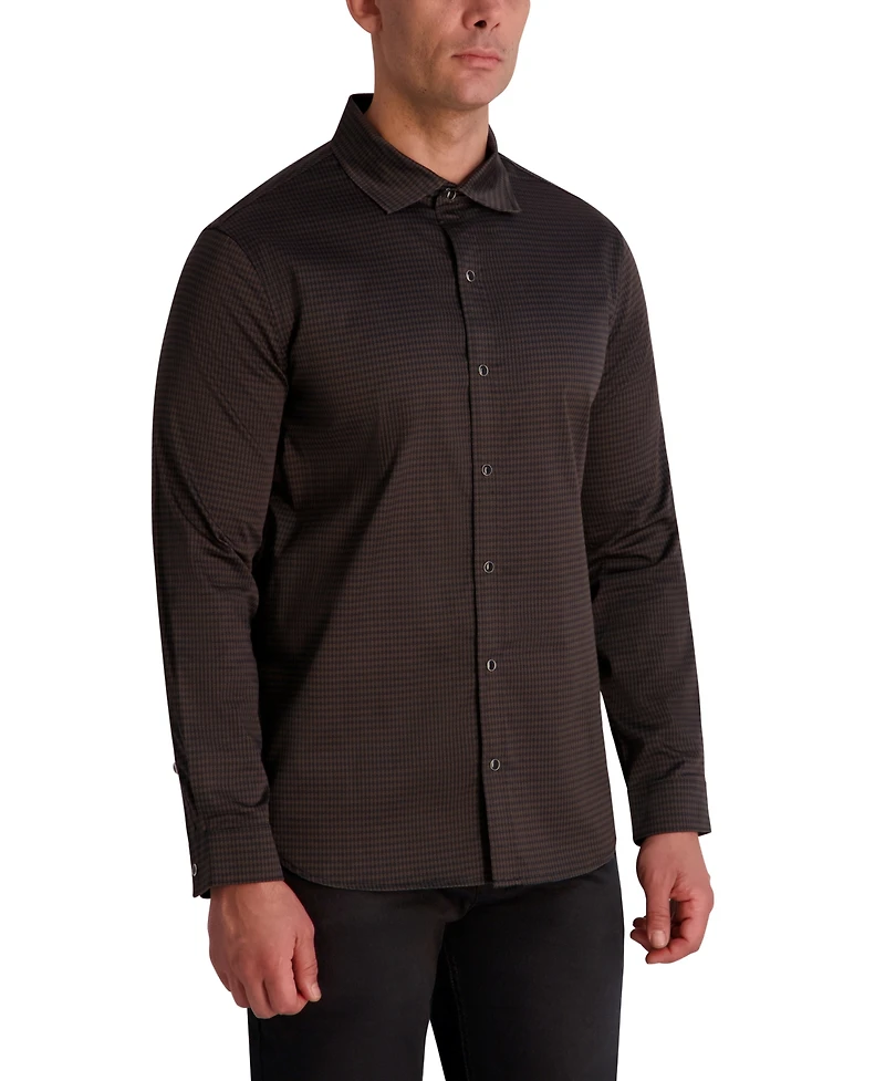 Karl Lagerfeld Paris Men's Long Sleeve Printed Shirt