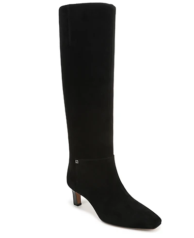 Franco Sarto Women's Timmy Wide Calf Square Toe Zip Tall Boots