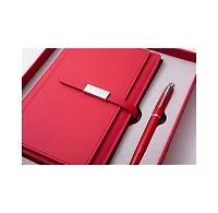4 Pcs Travel Business Notebook Set-red