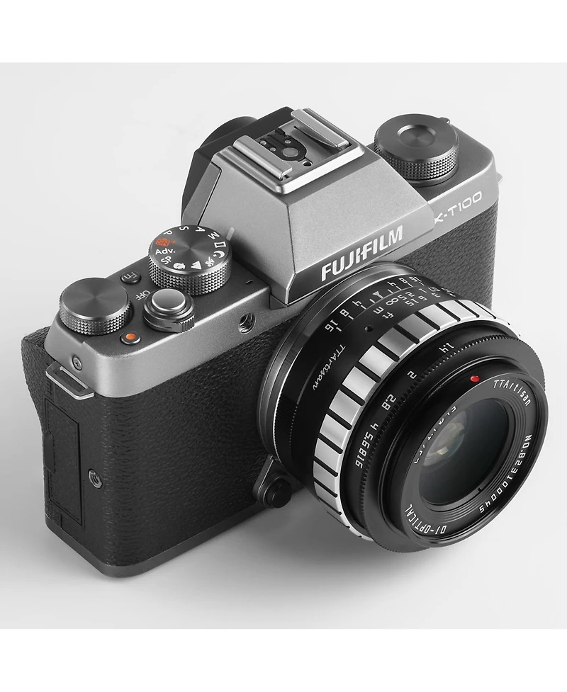 TTArtisan 23mm f/1.4 Lens for Fujifilm X, Black/Silver