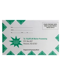 Fujifilm Fujifilm 35mm Slide Film Mailer for 36 Exposure Rolls, Pack of 5.