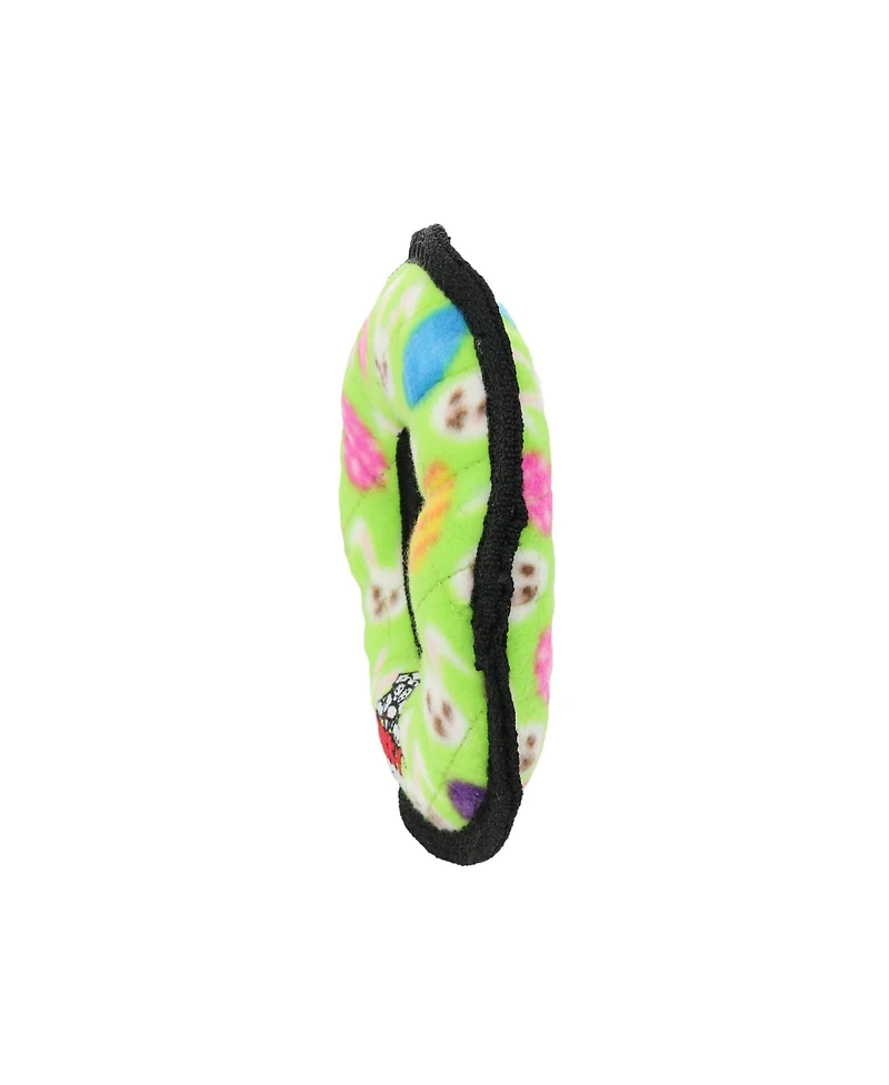Tuffy Holiday Jr Ring Egg 2 Pack , Durable Plush Squeaky Dog Toy