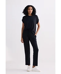 Reistor Women's Relaxed Tee Set Black