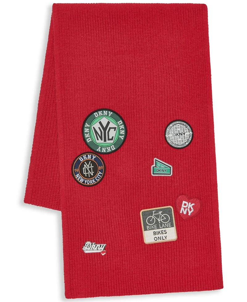 Dkny Women's Nyc Patches Scarf