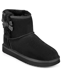 earth Women's Worldly Round Toe Casual Ankle Booties
