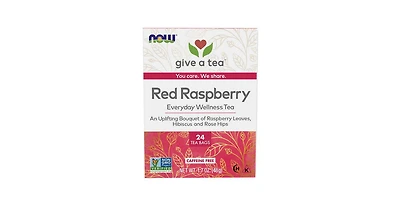 Now Foods Women's Righteous Raspberry Tea, 24 Tea Bags