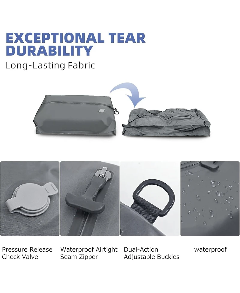 Urbanmax 17" Vacuum Compression Storage Bags with Pump