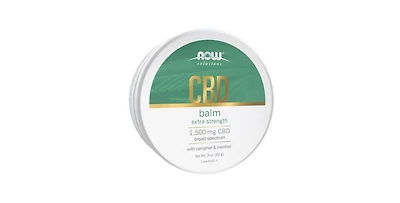 Now Foods Cbd Extra Strength Balm With Camphor And Menthol ,3 Oz