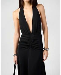 WeWoreWhat Women's Halter Midi Dress