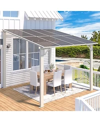 Aecojoy 8'x8' Wall Mounted Gazebos Pergola