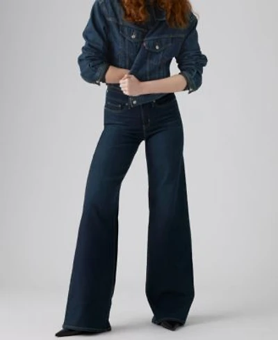 Womens 318 Shaping Stellar Stretch Wide Leg Jeans 24 26w