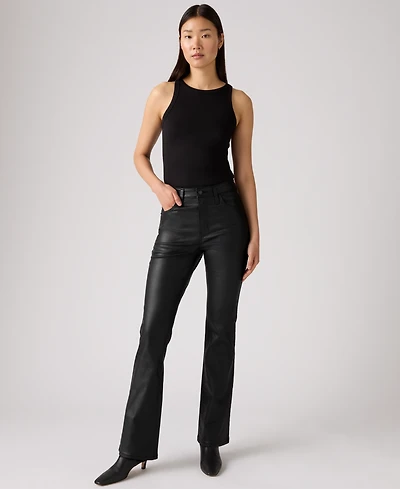 Levi's 725 Coated High-Waist Classic Stretch Bootcut Jeans
