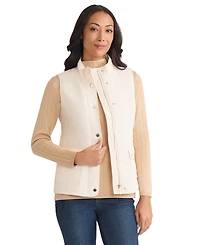Jones New York Petite Patch Pocket Vest