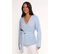 Petal and Pup Women's Mika Wrap Cardigan - Blue Xl