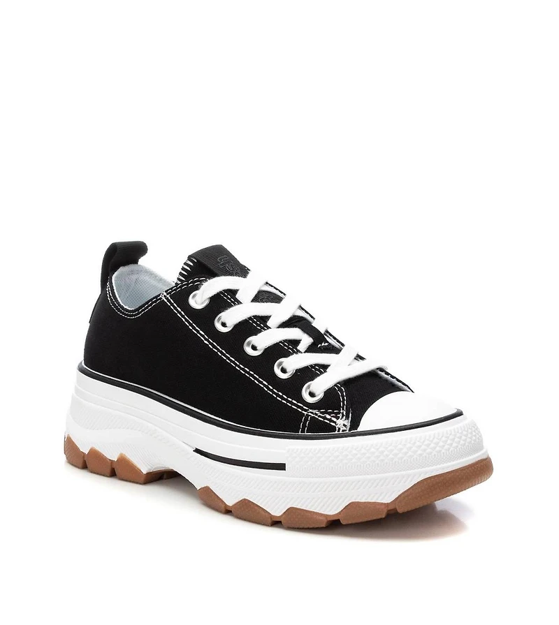Women's Lace-Up Canvas Sneakers Refresh Collection By Xti