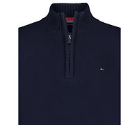 Tommy Hilfiger Boys 2T-7 Quarter-Zip Sweater