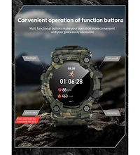Ruxing smart Outdoor Adventure Waterproof Smart watch with Bluetooth Calling and Compass