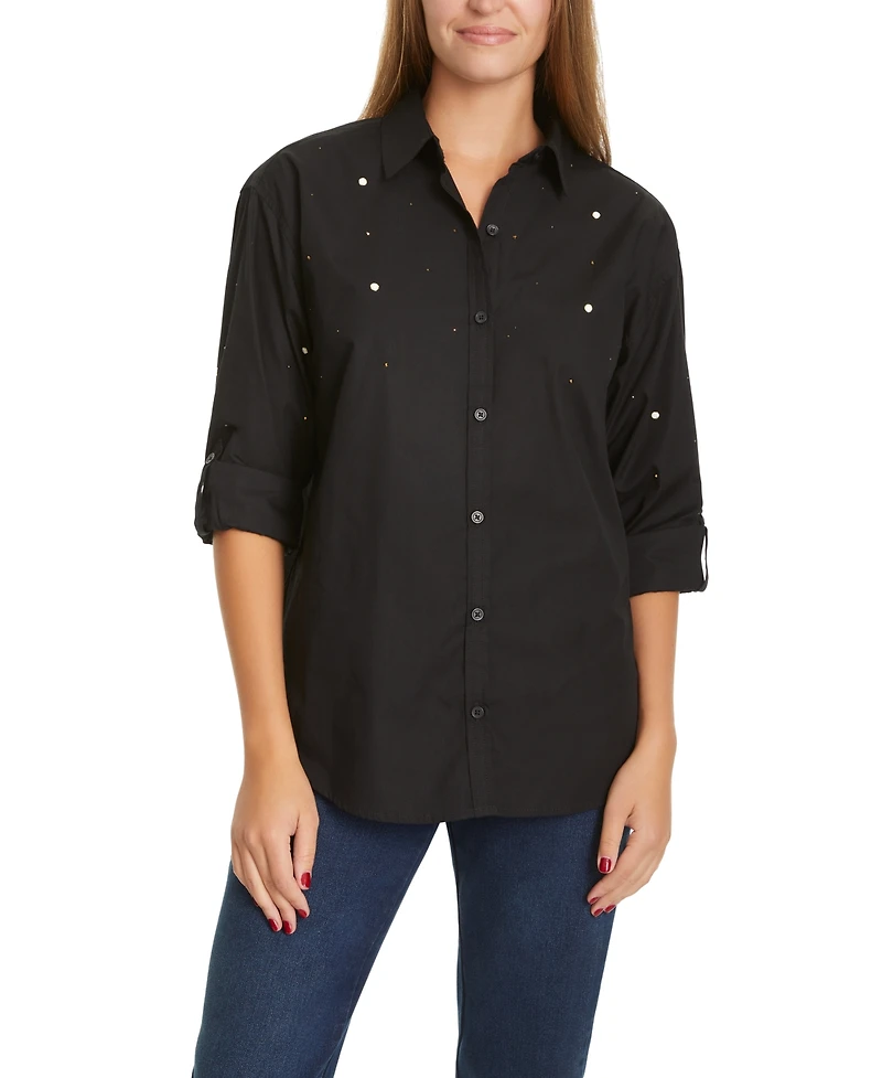 Gloria Vanderbilt Women's Amanda Collared Shirt