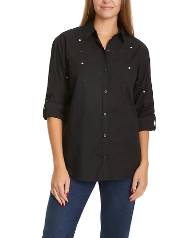Gloria Vanderbilt Women's Amanda Collared Shirt