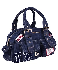 True Religion Multi-Patch Satchel