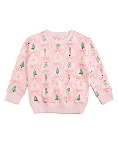 Sweet Wink Toddler Girls Nutcracker Trellis Christmas Sweatshirt