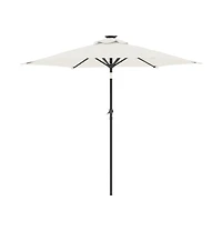 Garden Parasol White Fabric (100% polyester), steel Large