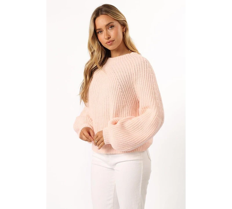 Petal and Pup Women's London Knit Sweater - Pink Xs/S