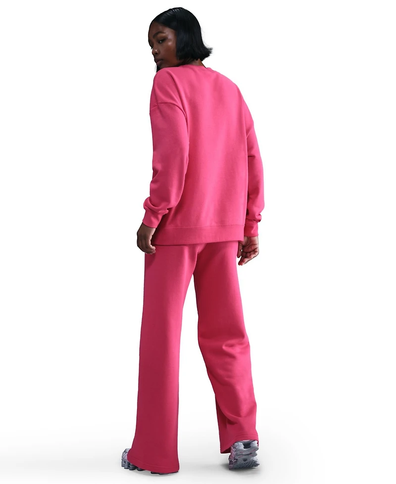 Nike Women's Sportswear Club Fleece Mid-Rise Wide-Leg Sweatpants